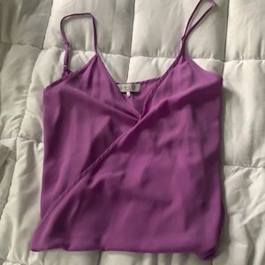 Lilac chiffon tank
